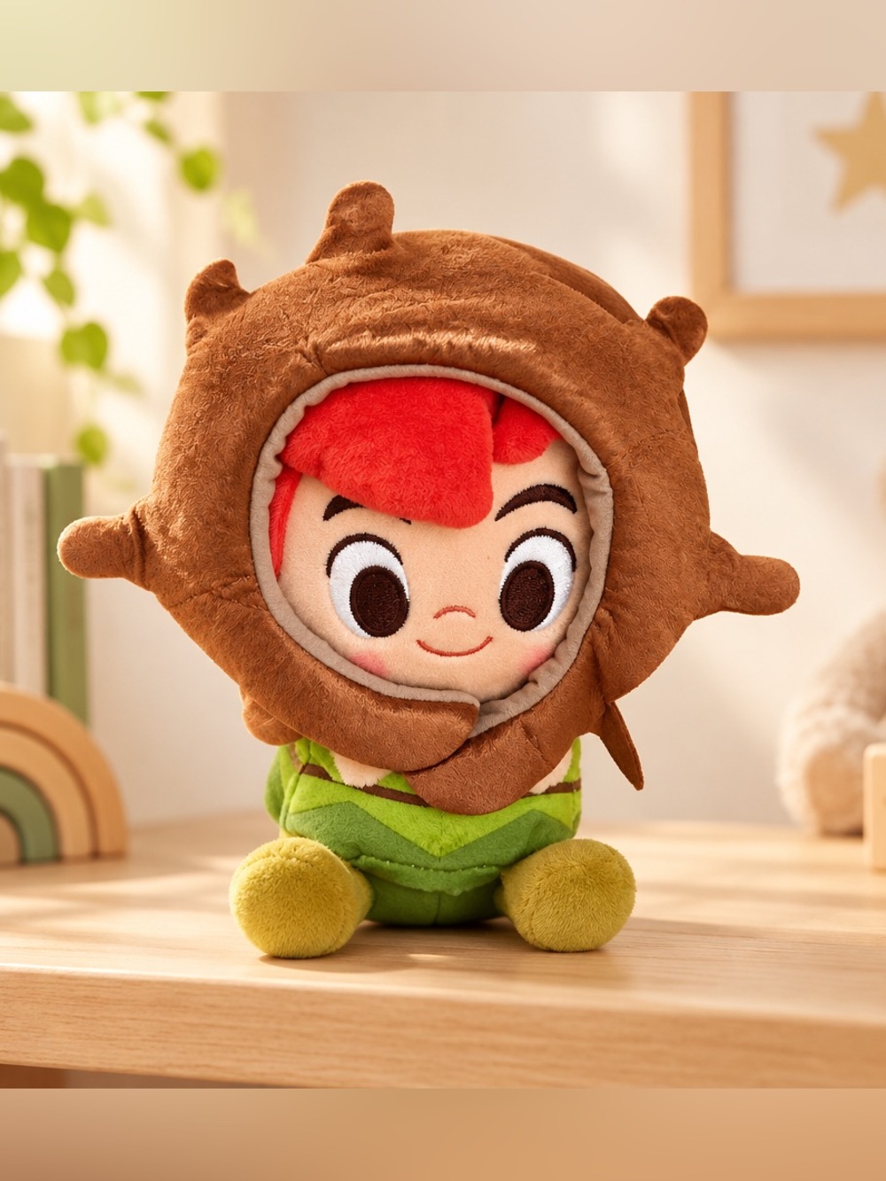 Disney Parks Peter Pan 6" Mini Mix-Its Plush Doll with Detachable Hat New